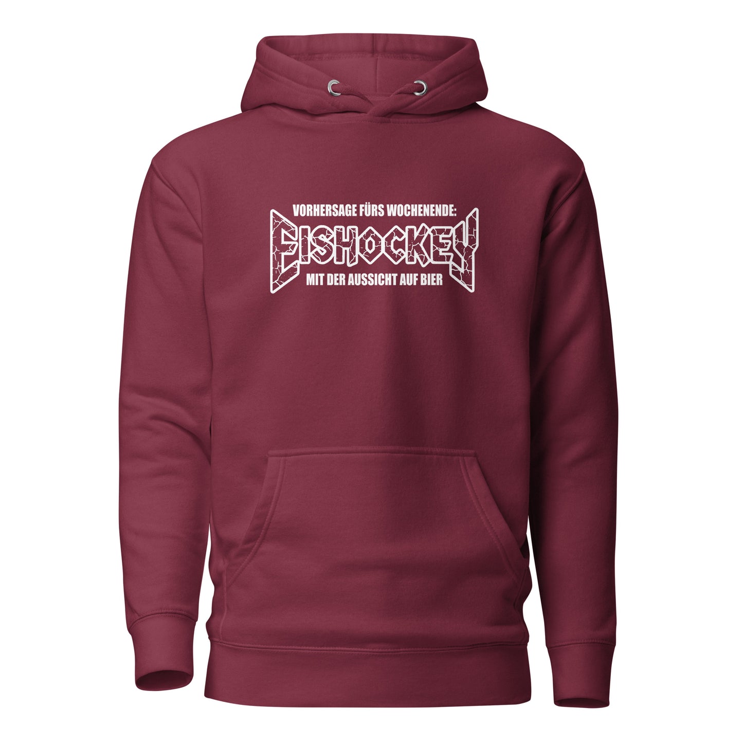 Eishockey mit der Aussicht auf Bier - Unisex Hoodie