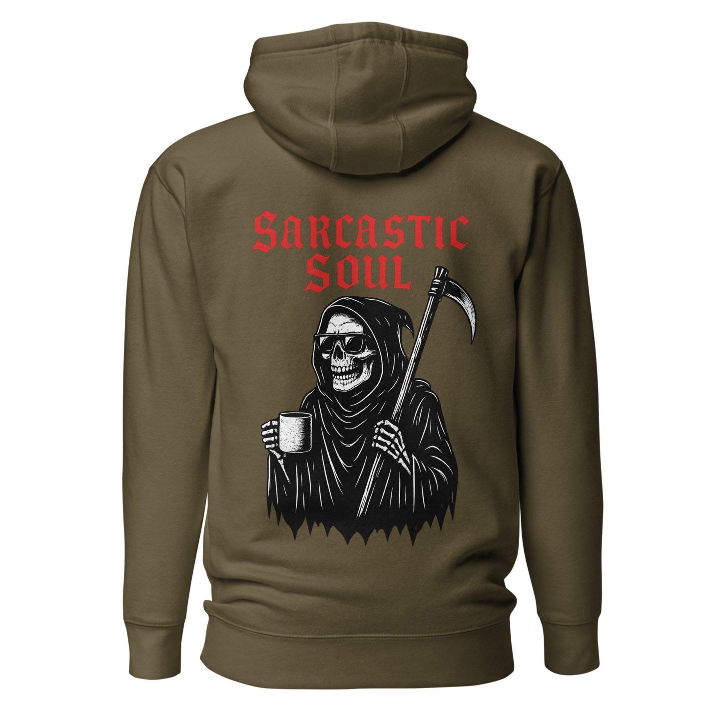 Sarcastic Soul – Unisex Hoodie Backprint