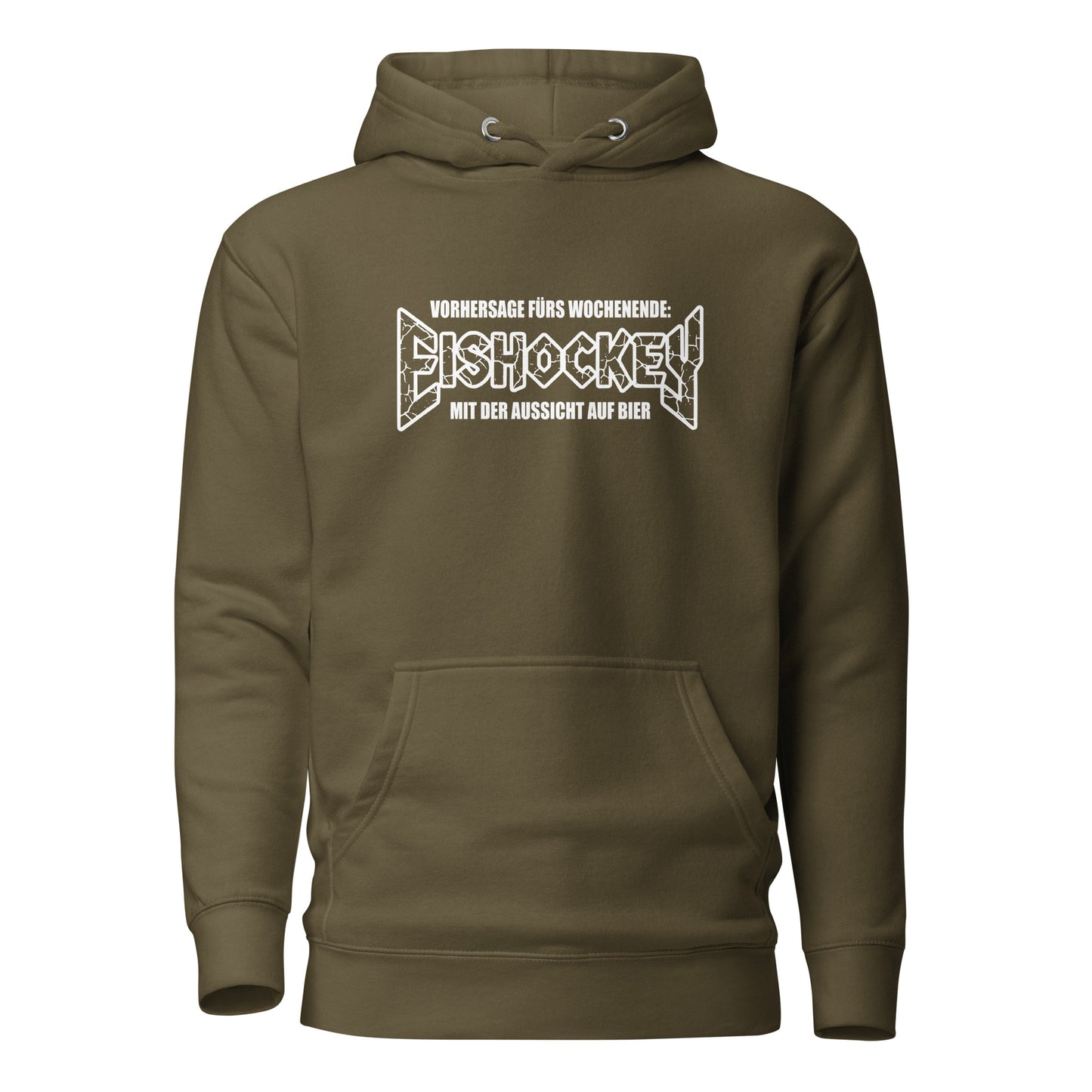 Eishockey mit der Aussicht auf Bier - Unisex Hoodie