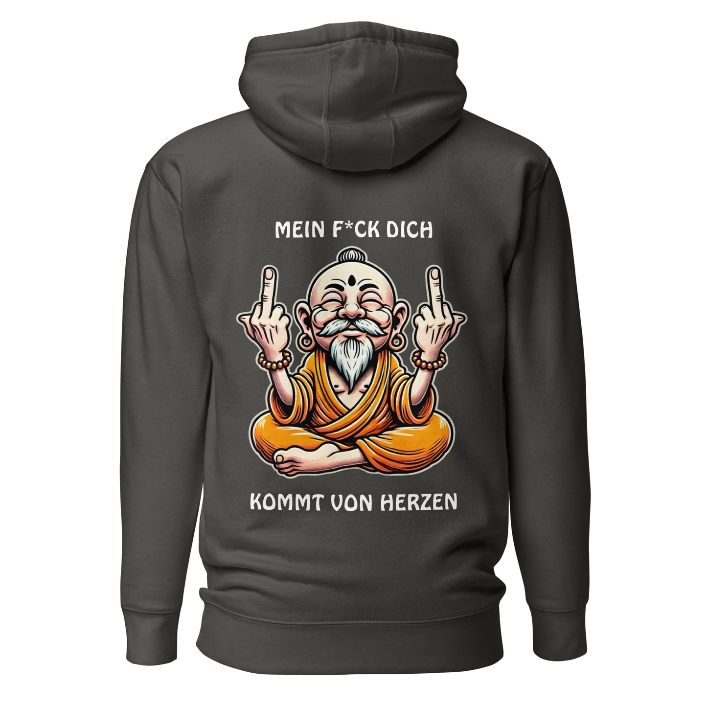 „Mein F*ck Dich kommt von Herzen“ – Meister Stinkmudra™ Hoodie
