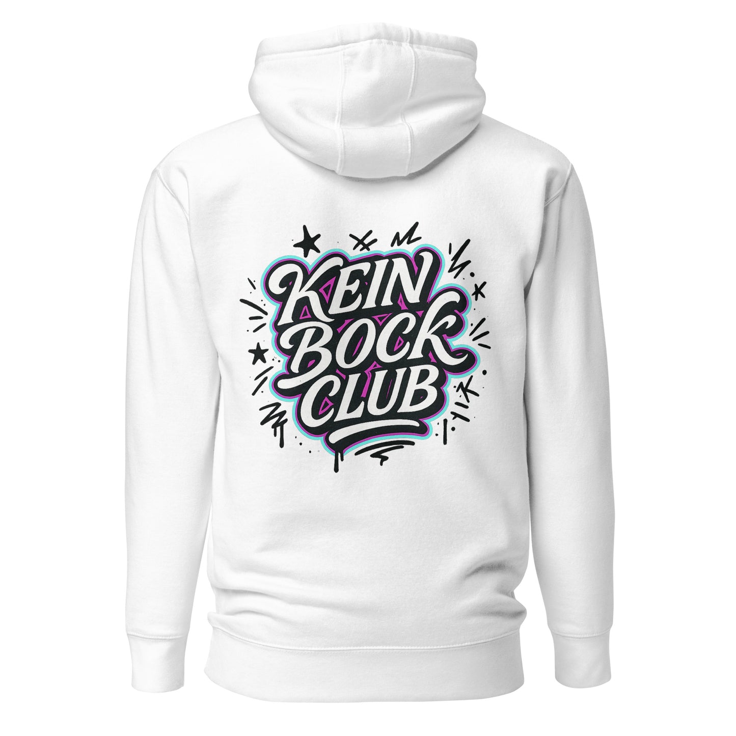 Kein Bock Club – Unisex Hoodie Backprint