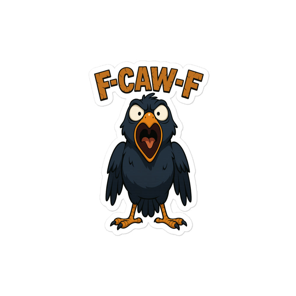 F-CAW-F Krähe Blasenfreie Aufkleber