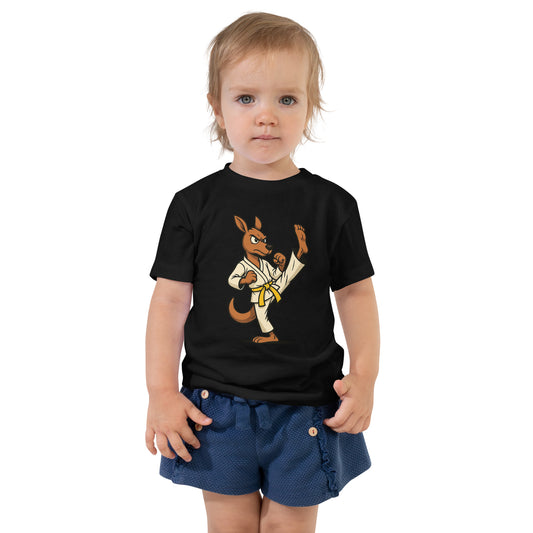 Karate-Känguru „Karatroo“ – Kinder T-Shirt