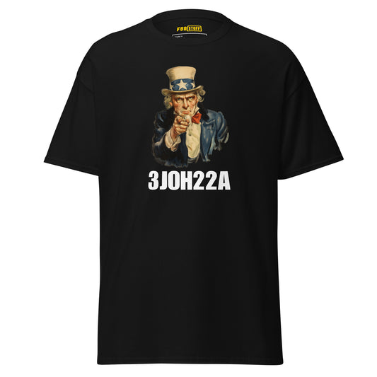 3JOH22A – Der Spiegel sagt alles – Unisex T-Shirt