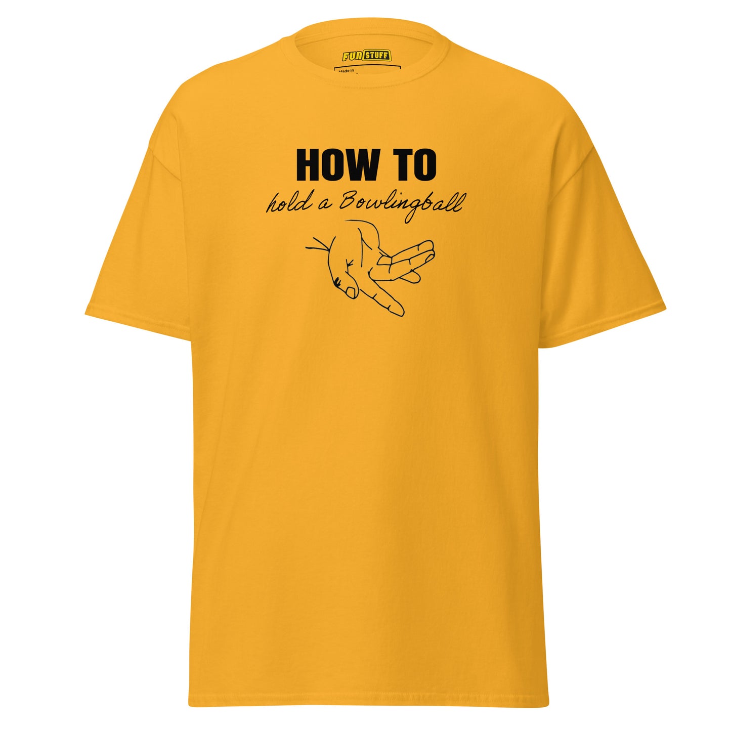 How to hold a bowling ball Unisex T-Shirt