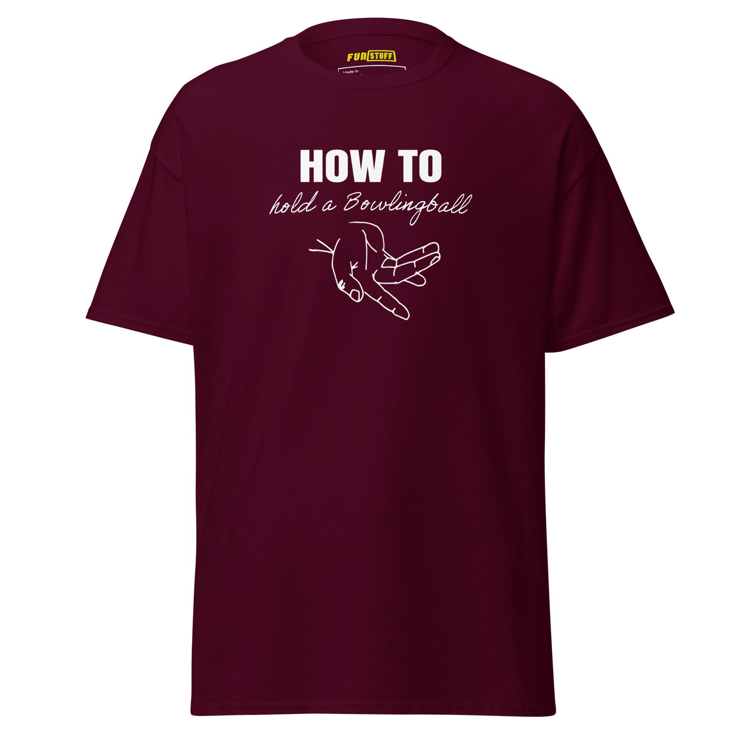 How to hold a bowling ball Unisex T-Shirt