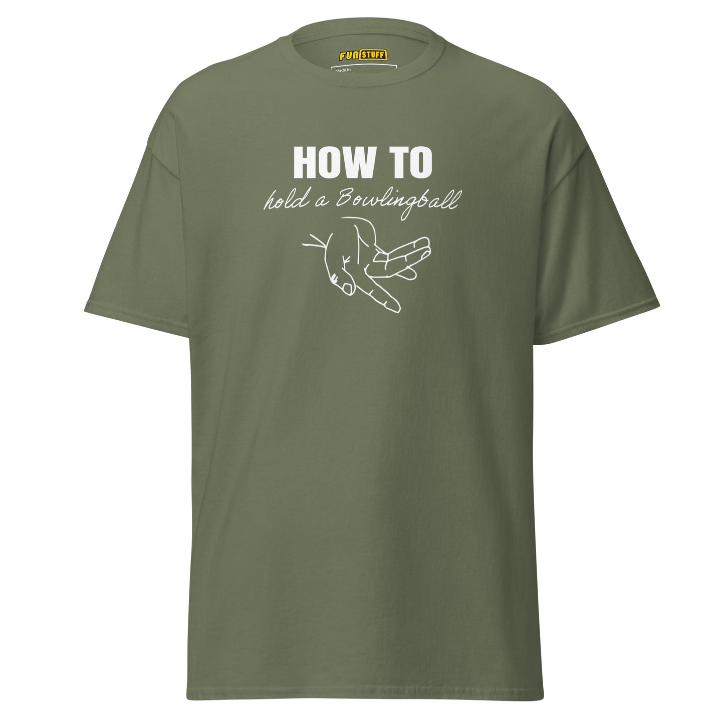 How to hold a bowling ball Unisex T-Shirt