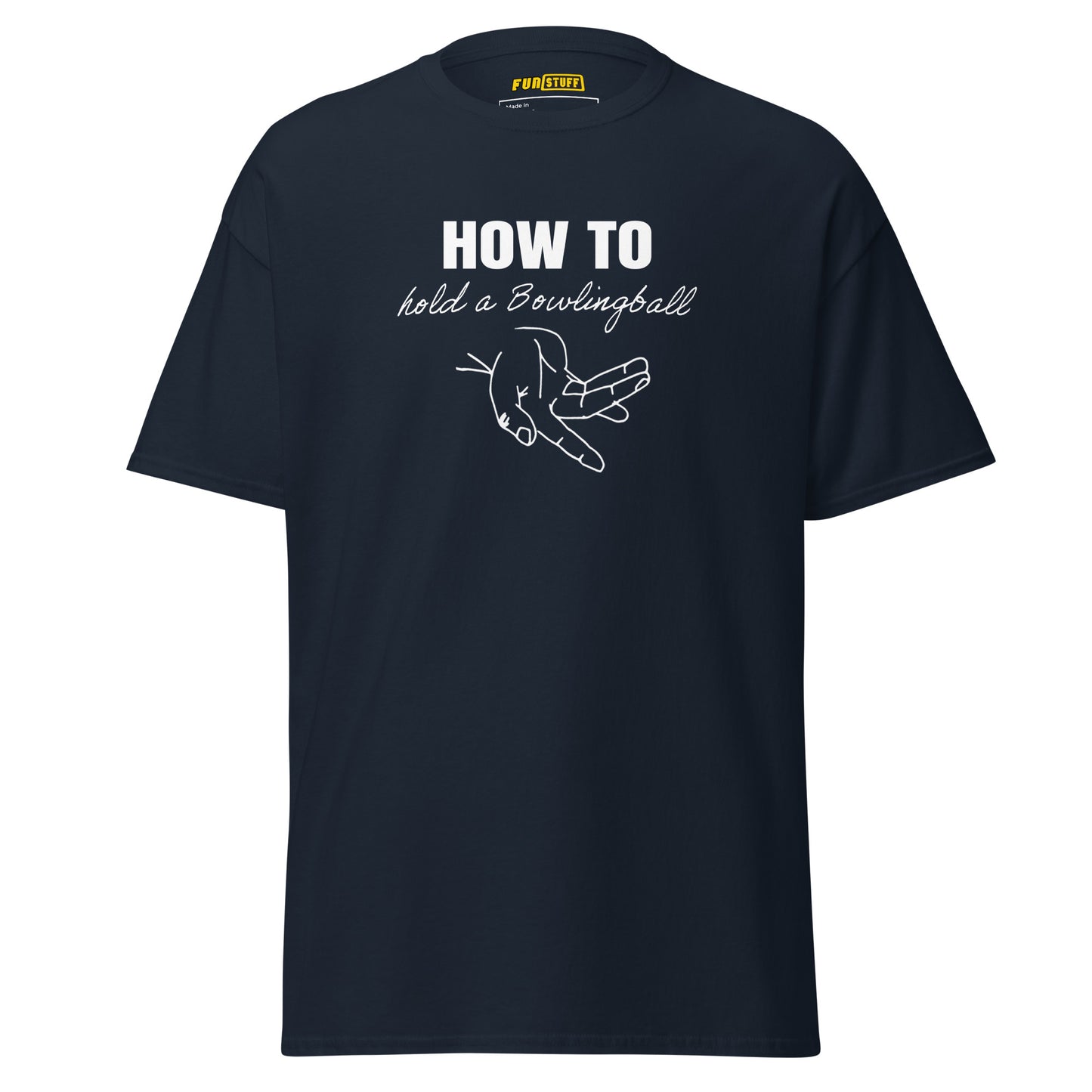 How to hold a bowling ball Unisex T-Shirt