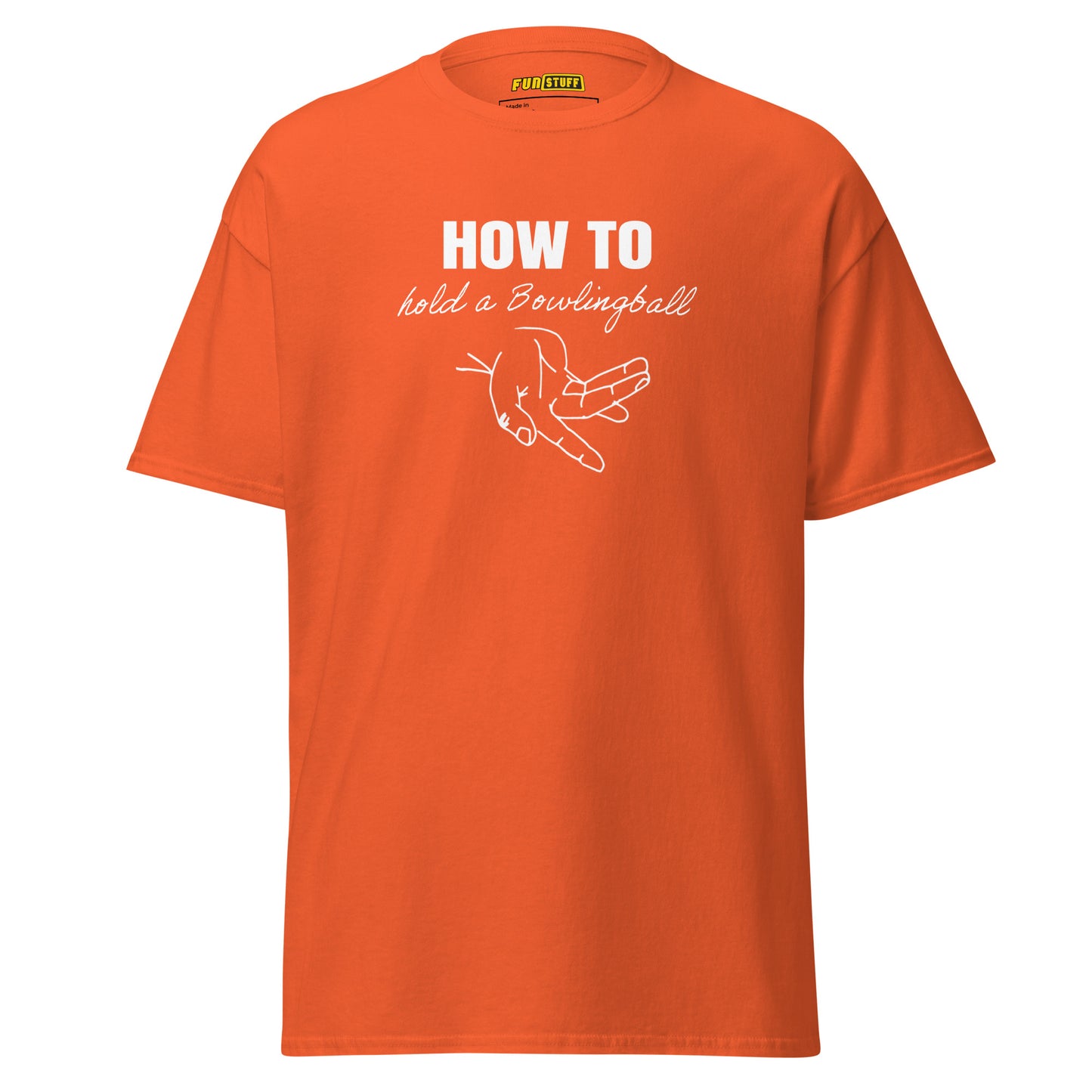 How to hold a bowling ball Unisex T-Shirt