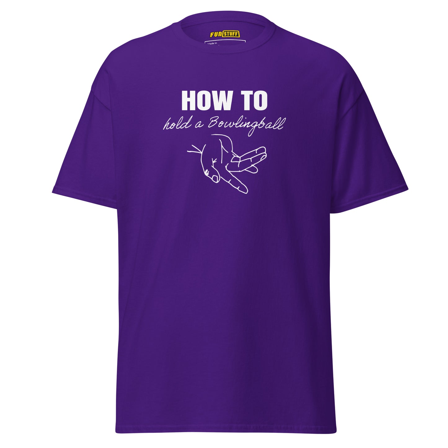 How to hold a bowling ball Unisex T-Shirt