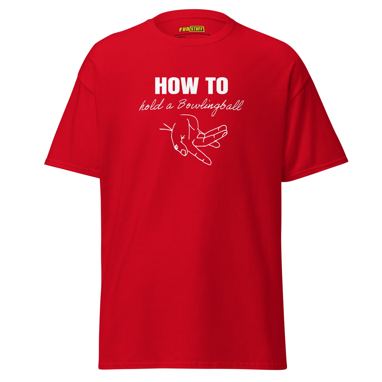 How to hold a bowling ball Unisex T-Shirt