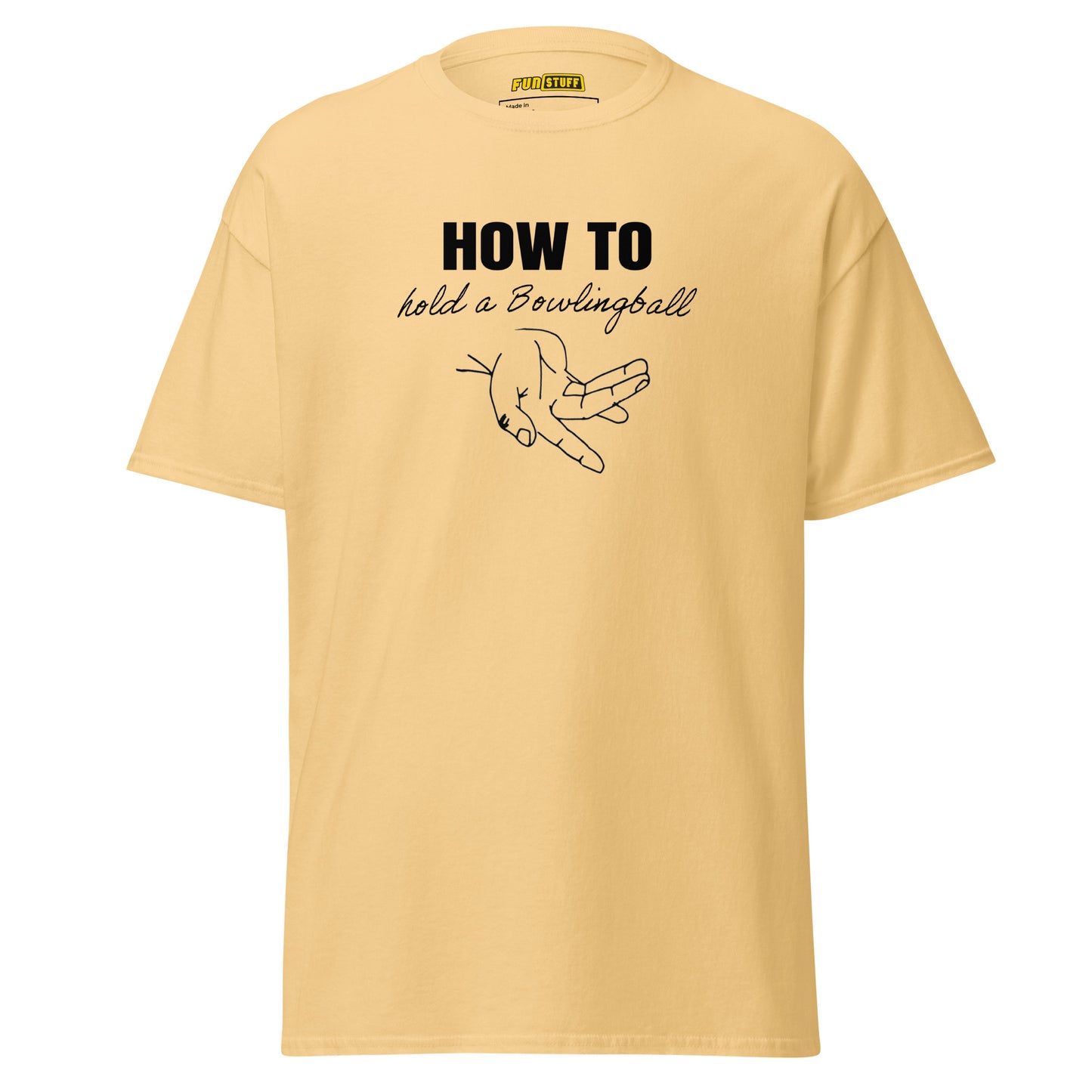 How to hold a bowling ball Unisex T-Shirt
