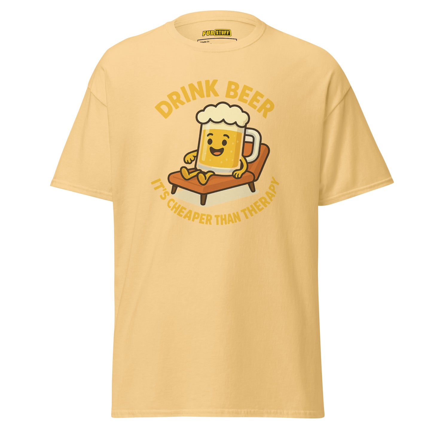 Drink Beer – It’s Cheaper Than Therapy – Unisex T-Shirt