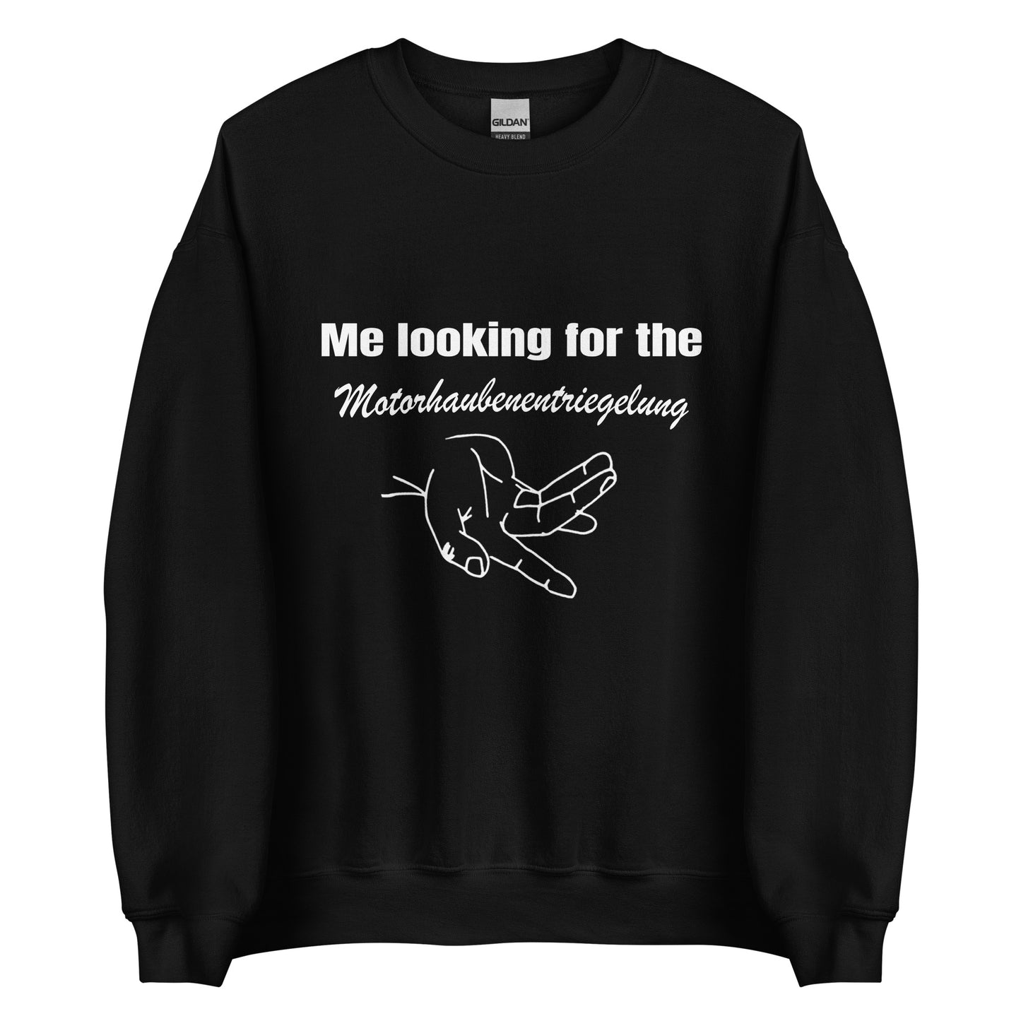 Motorhaubenentriegelung – Unisex Pullover