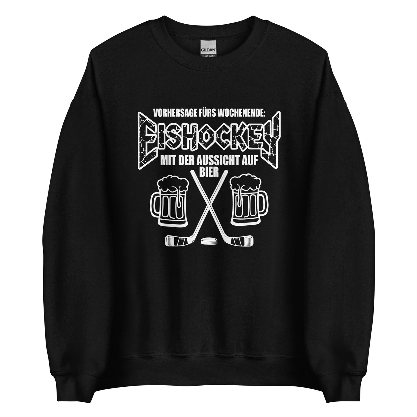Vorhersage fürs Wochenende: Eishockey & Bier - Unisex Sweater