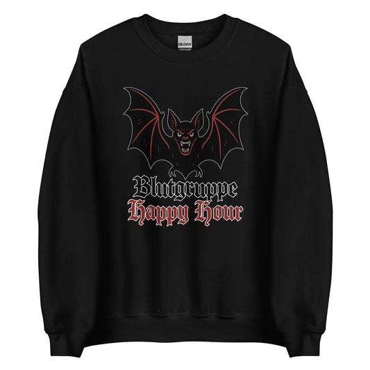 Blutgruppe Happy Hour – Unisex Sweater