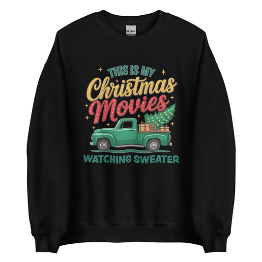 This Is My Christmas Movies Watching Sweater – Unisex Sweater