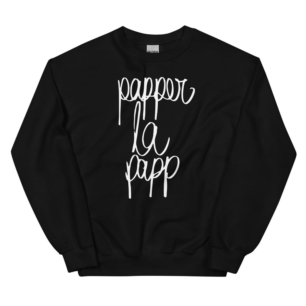 Papper la Papp – Unisex Sweater – schwarz, Vorderansicht