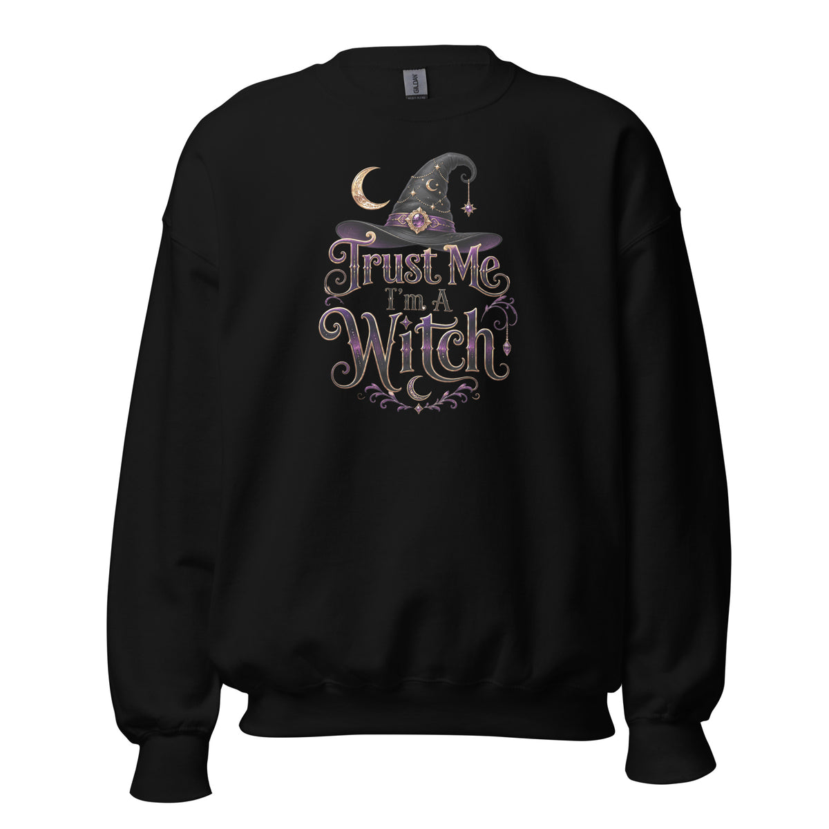 Trust Me, I'm A Witch – Unisex Sweater – schwarz, Vorderansicht