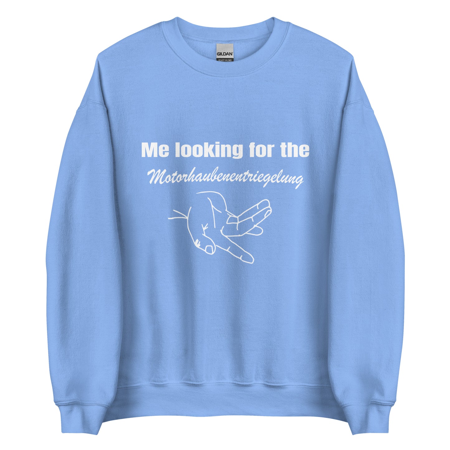 Motorhaubenentriegelung – Unisex Pullover