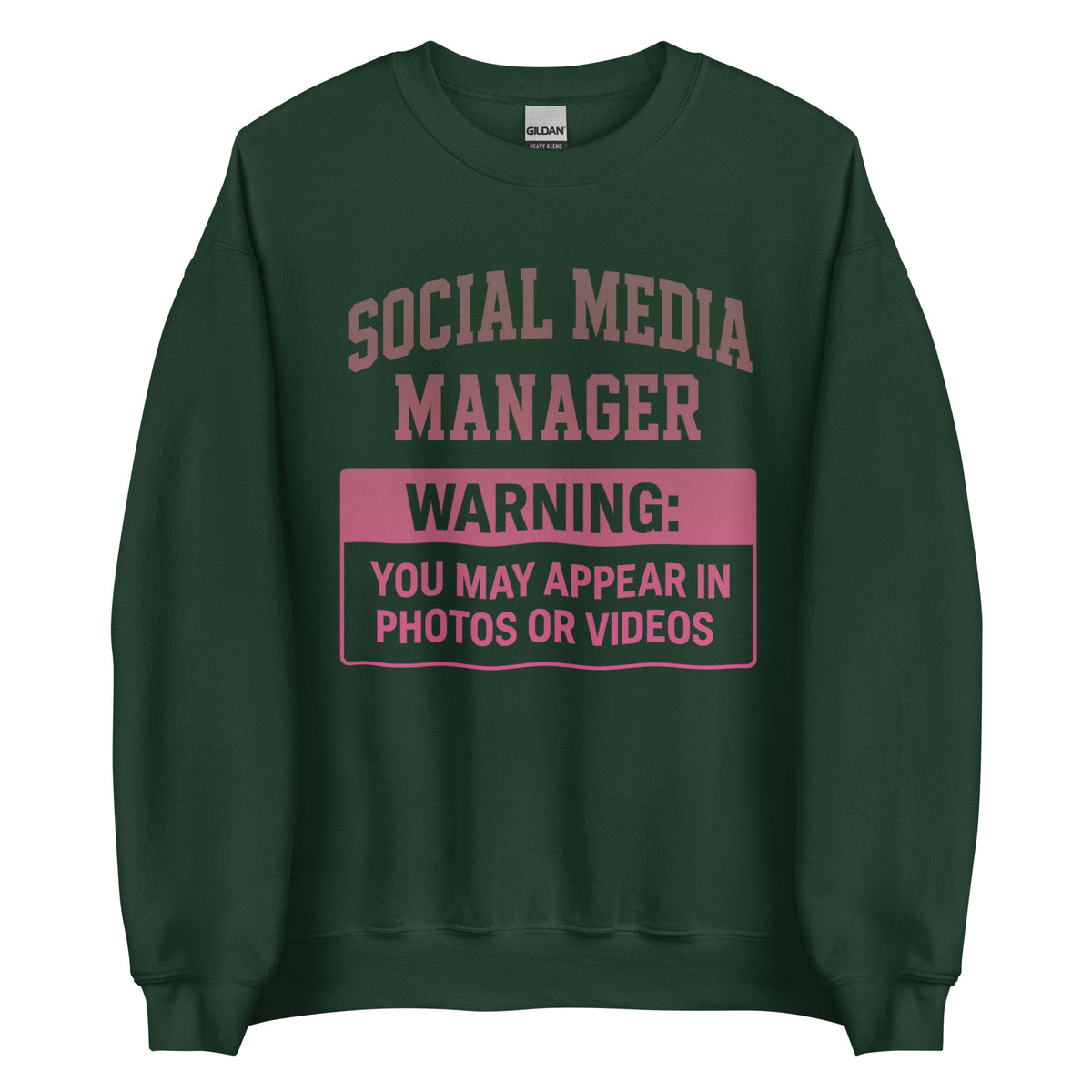 Social Media Manager - Unisex Sweater – grün, Vorderansicht