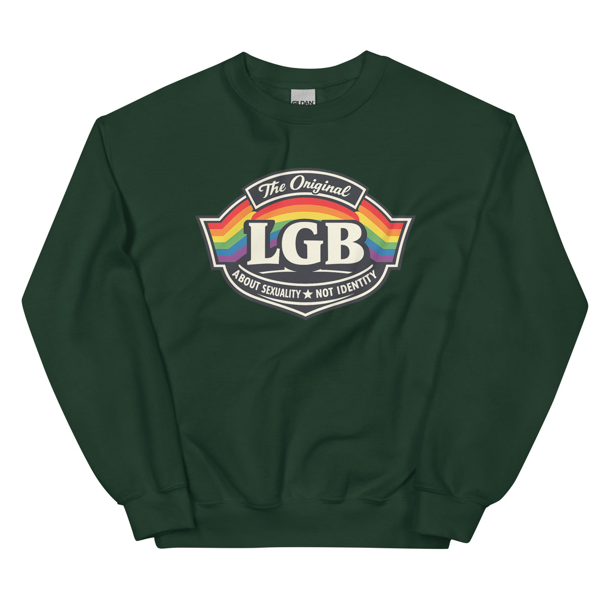 LGB – The Original – Unisex Sweater – grün, Vorderansicht