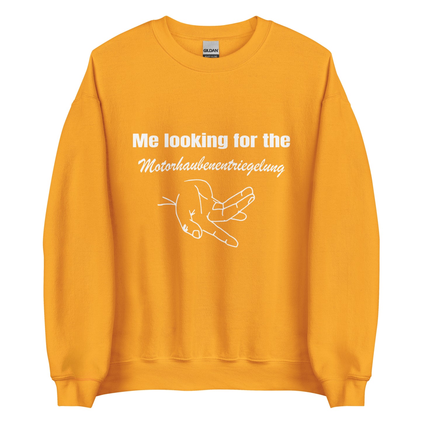Motorhaubenentriegelung – Unisex Pullover