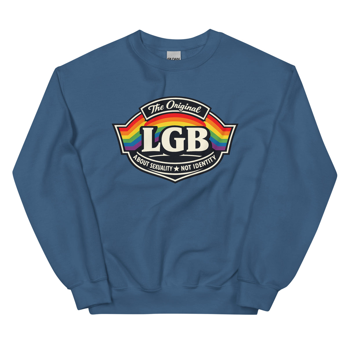 LGB – The Original – Unisex Sweater – blau, Vorderansicht