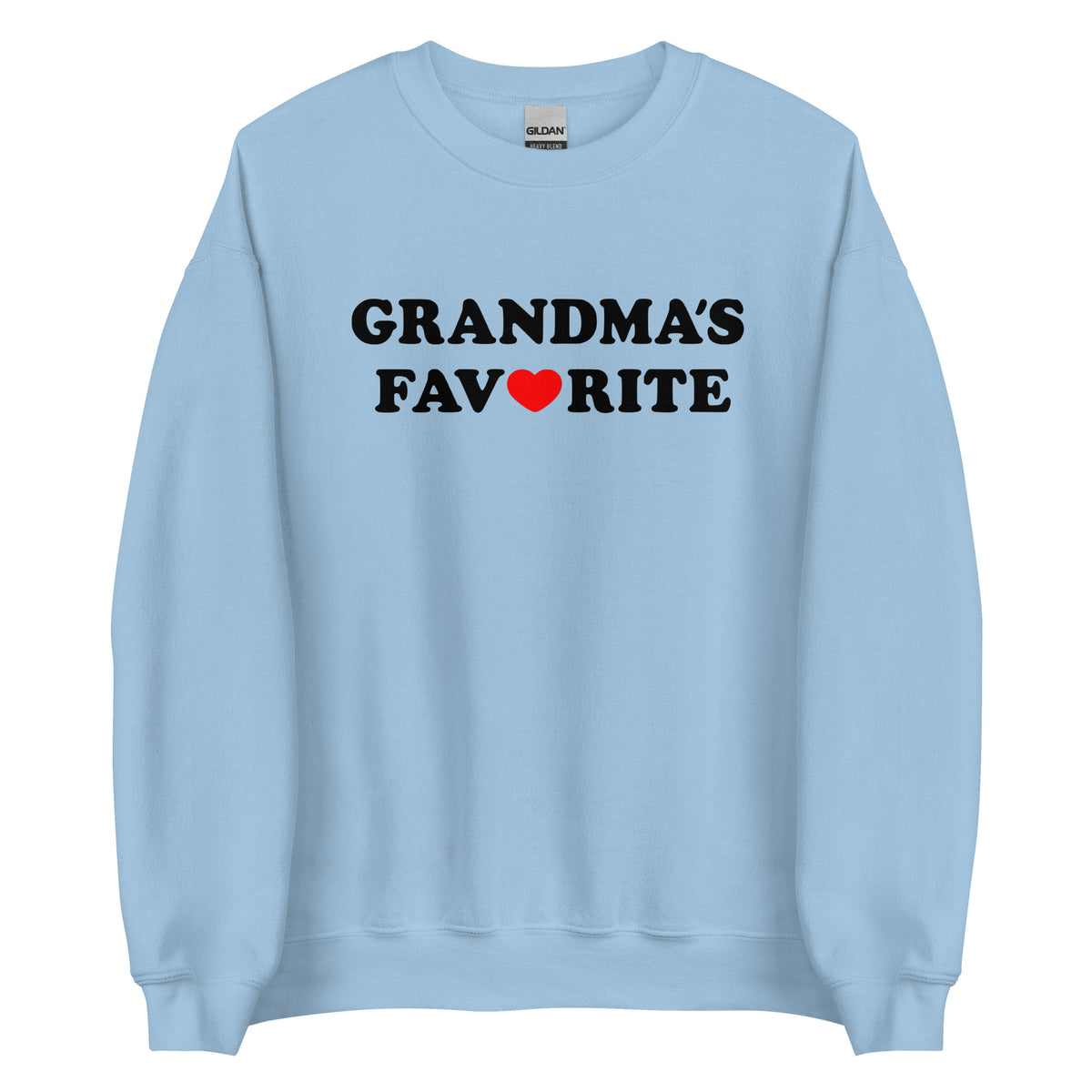Grandma’s Favorite Unisex Sweater – blau, Vorderansicht
