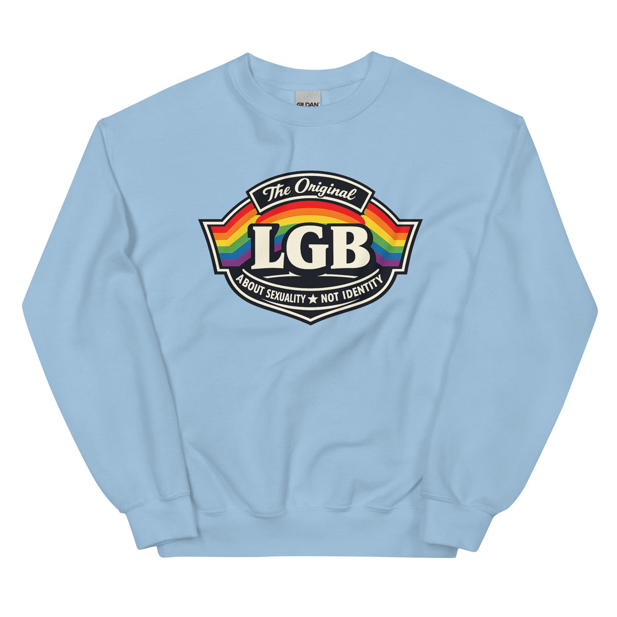 LGB – The Original – Unisex Sweater – blau, Vorderansicht