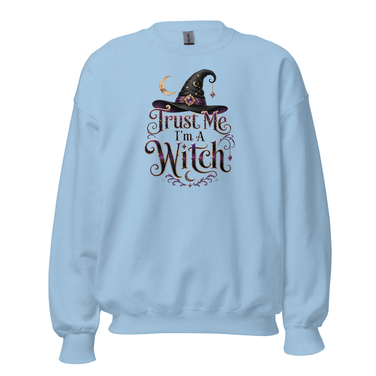 Trust Me, I'm A Witch – Unisex Sweater – blau, Vorderansicht