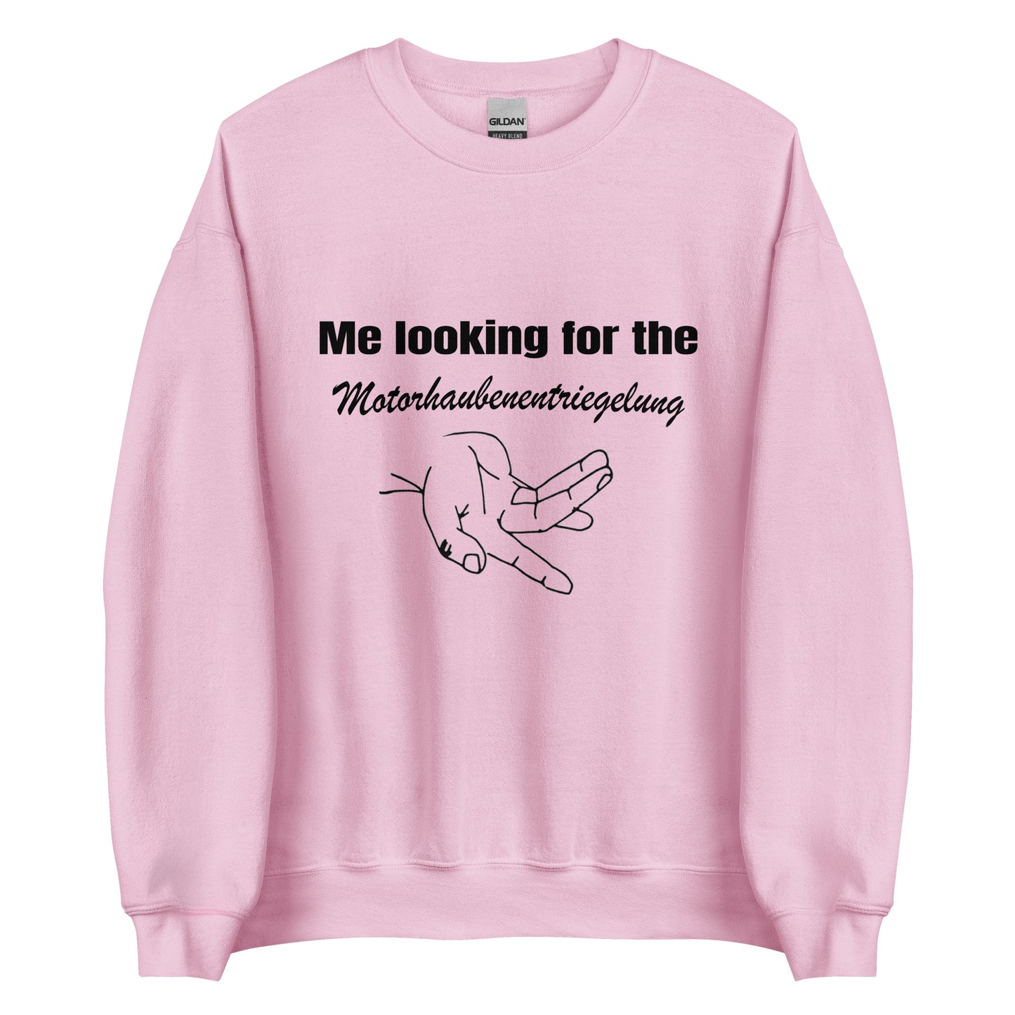 Motorhaubenentriegelung – Unisex Pullover