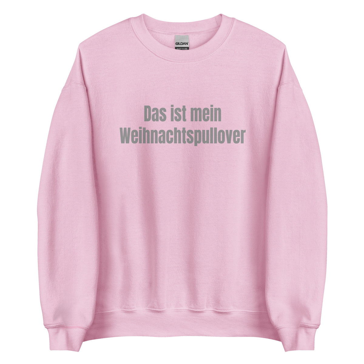 Das ist mein Weihnachtspullover – Unisex Sweater – rosa, Vorderansicht