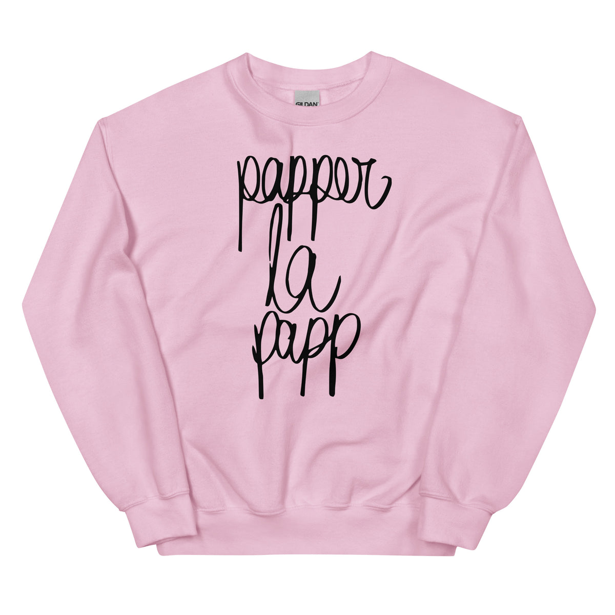 Papper la Papp – Unisex Sweater – rosa, Vorderansicht