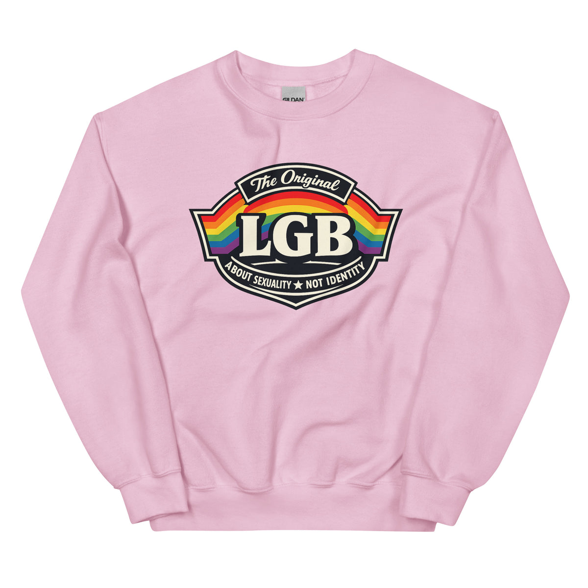 LGB – The Original – Unisex Sweater – rosa, Vorderansicht
