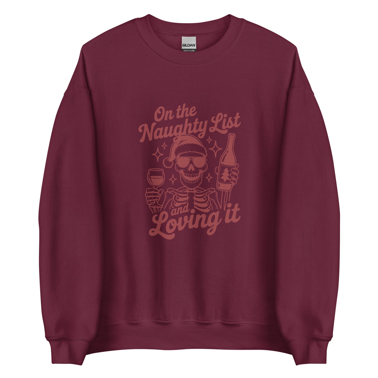 On the Naughty List and Loving It – Unisex Sweater