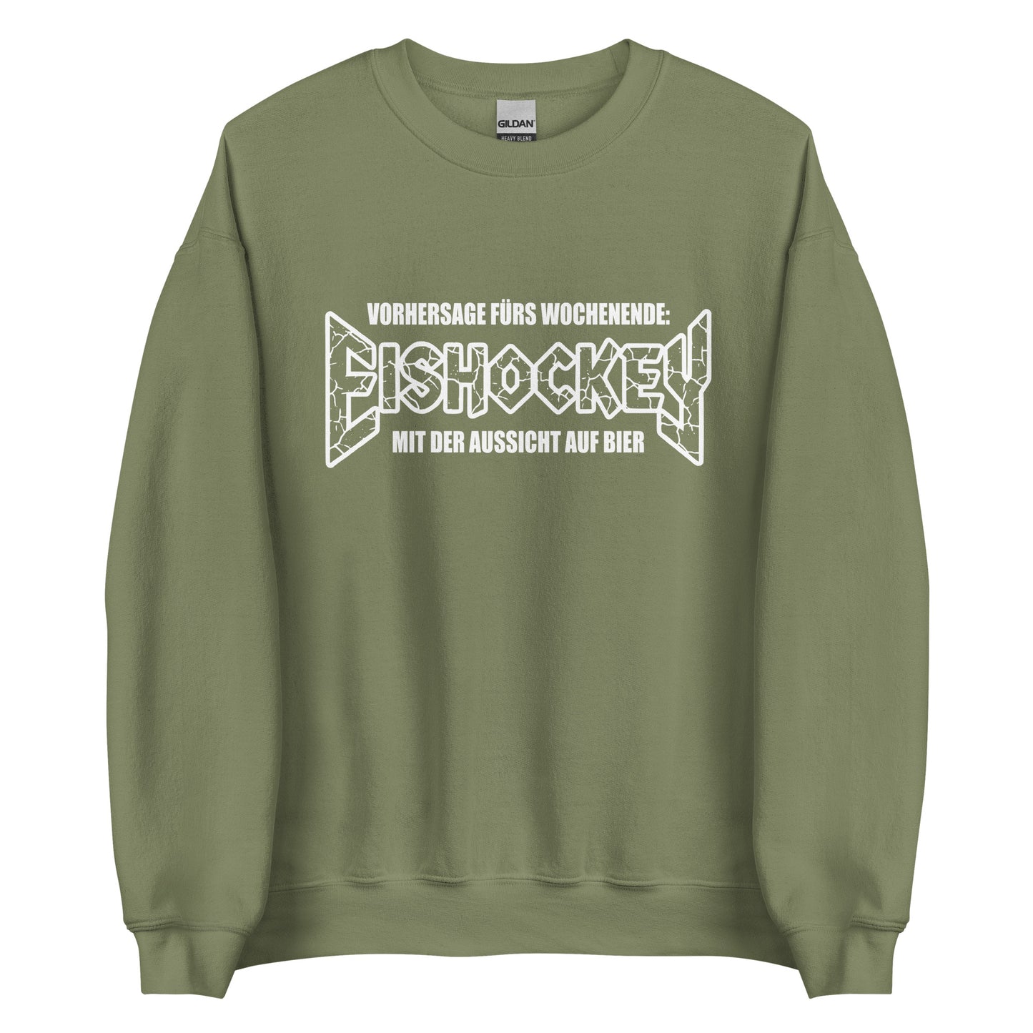 Eishockey mit der Aussicht auf Bier - Unisex Sweater