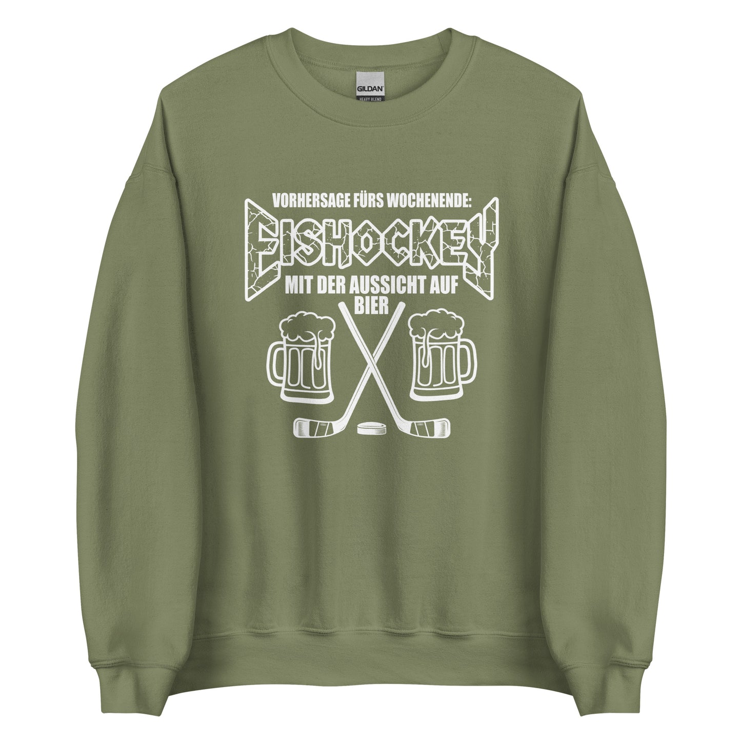 Vorhersage fürs Wochenende: Eishockey & Bier - Unisex Sweater