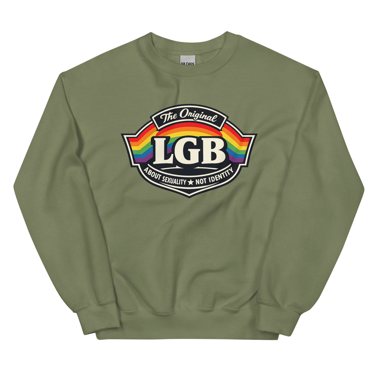 LGB – The Original – Unisex Sweater – grün, Vorderansicht