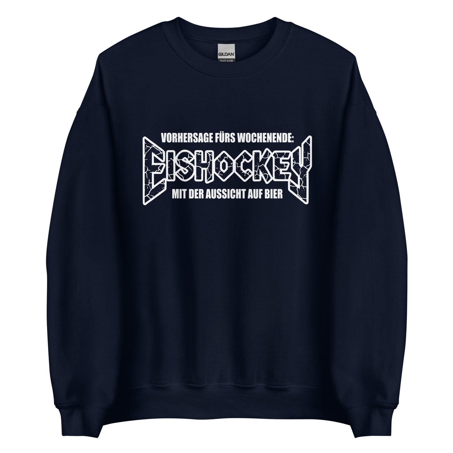 Eishockey mit der Aussicht auf Bier - Unisex Sweater