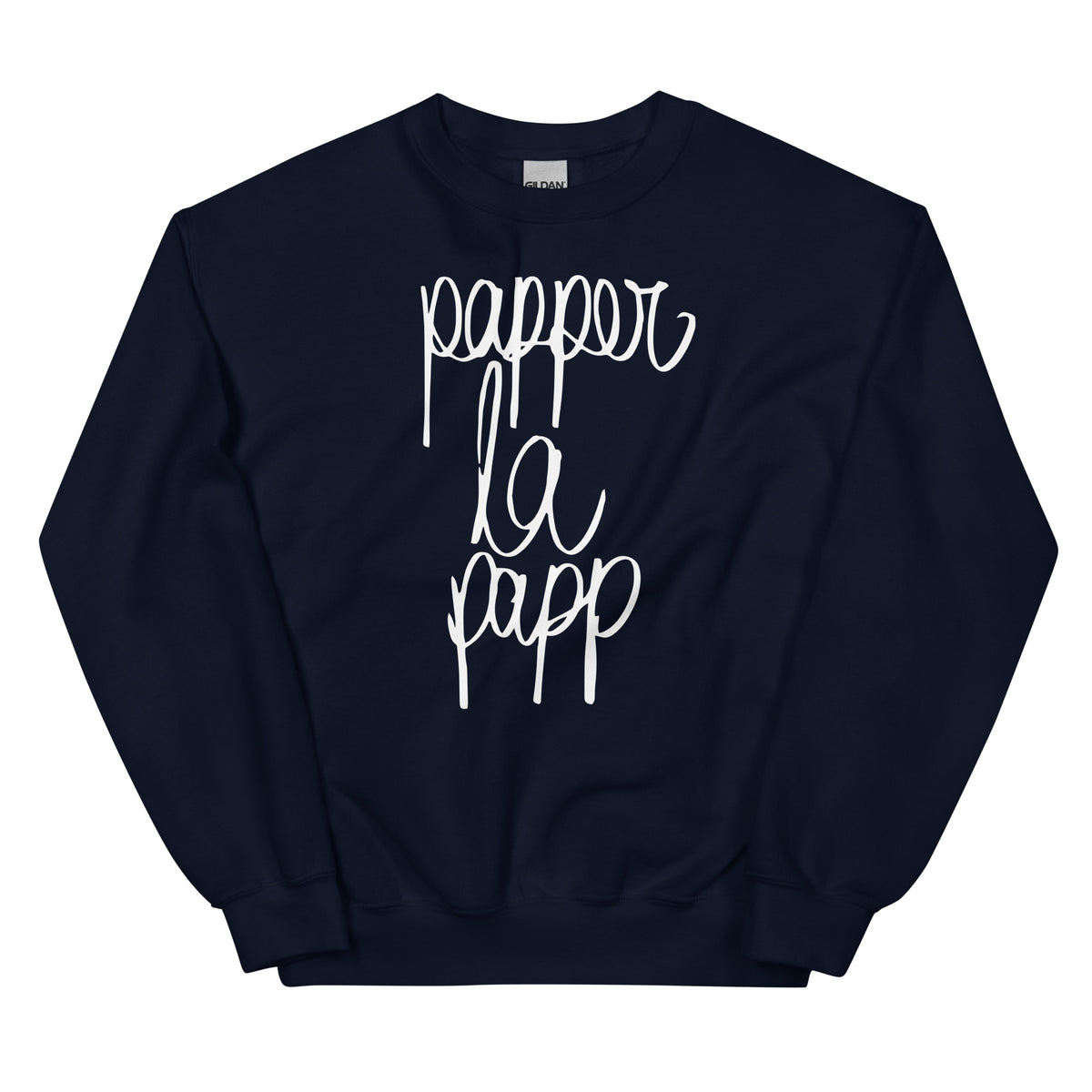 Papper la Papp – Unisex Sweater – navyblau, Vorderansicht