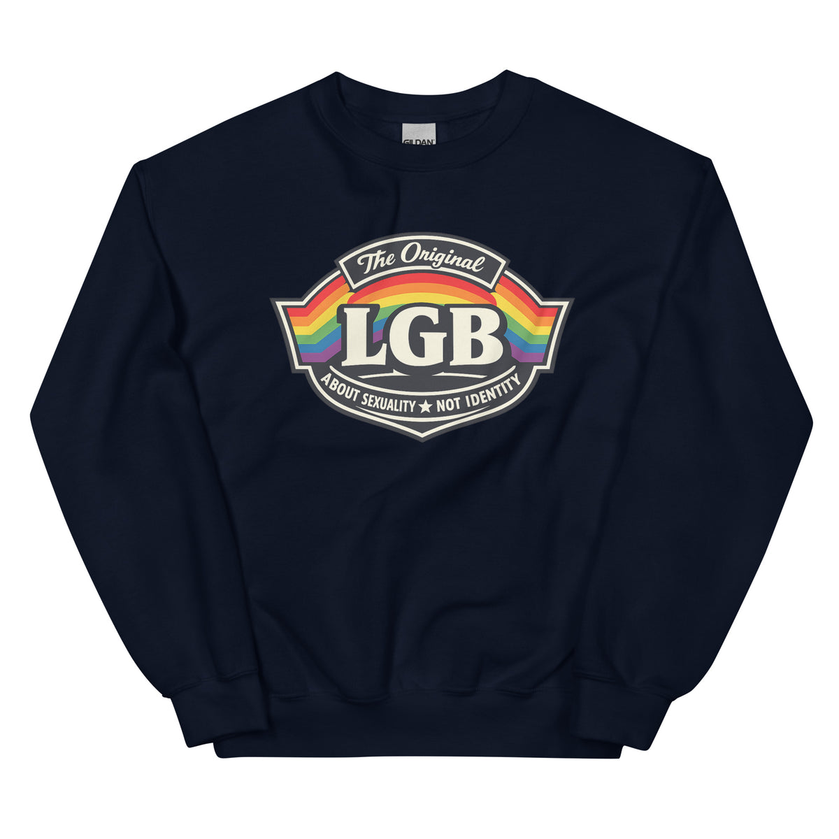 LGB – The Original – Unisex Sweater – navyblau, Vorderansicht
