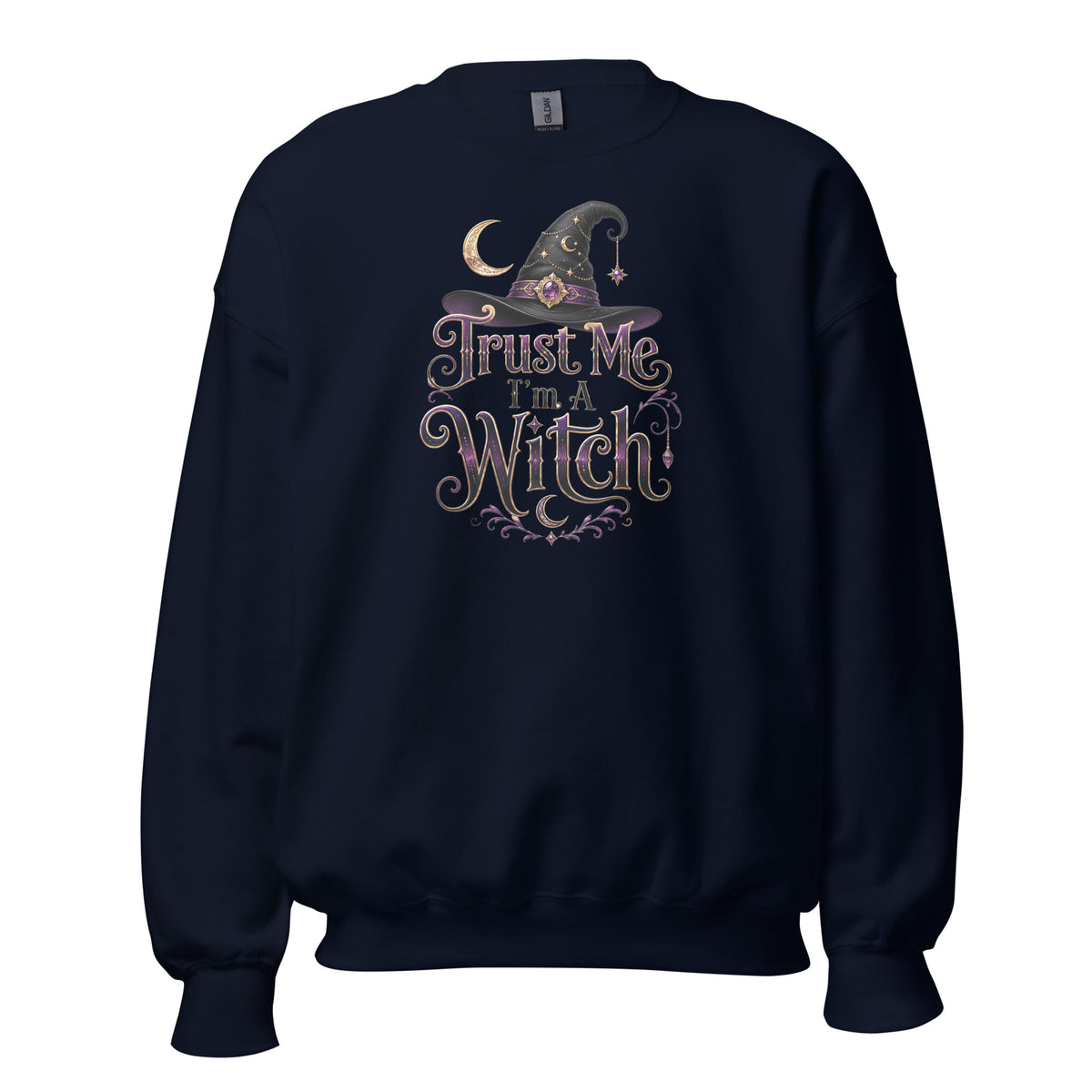 Trust Me, I'm A Witch – Unisex Sweater – navyblau, Vorderansicht