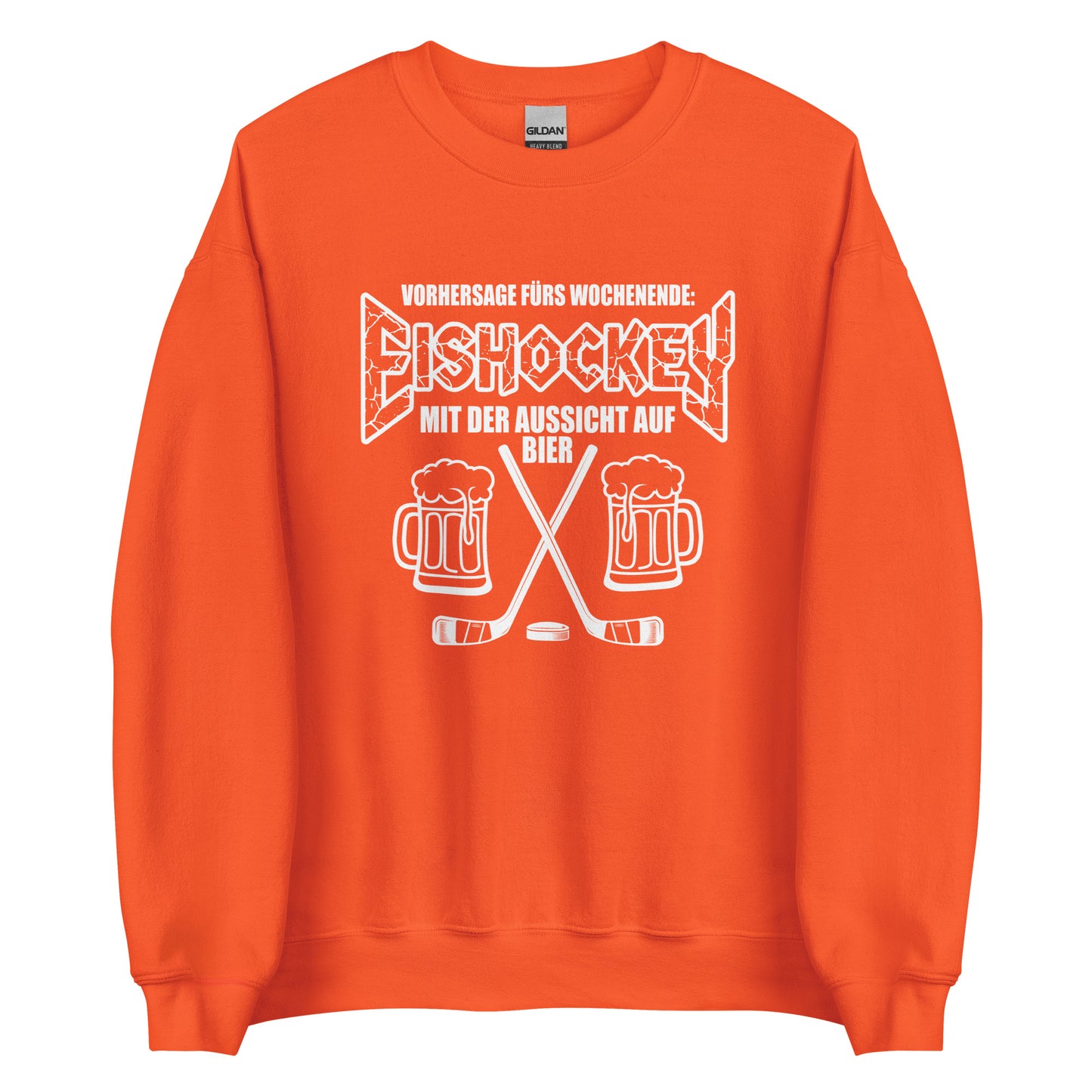 Vorhersage fürs Wochenende: Eishockey & Bier - Unisex Sweater