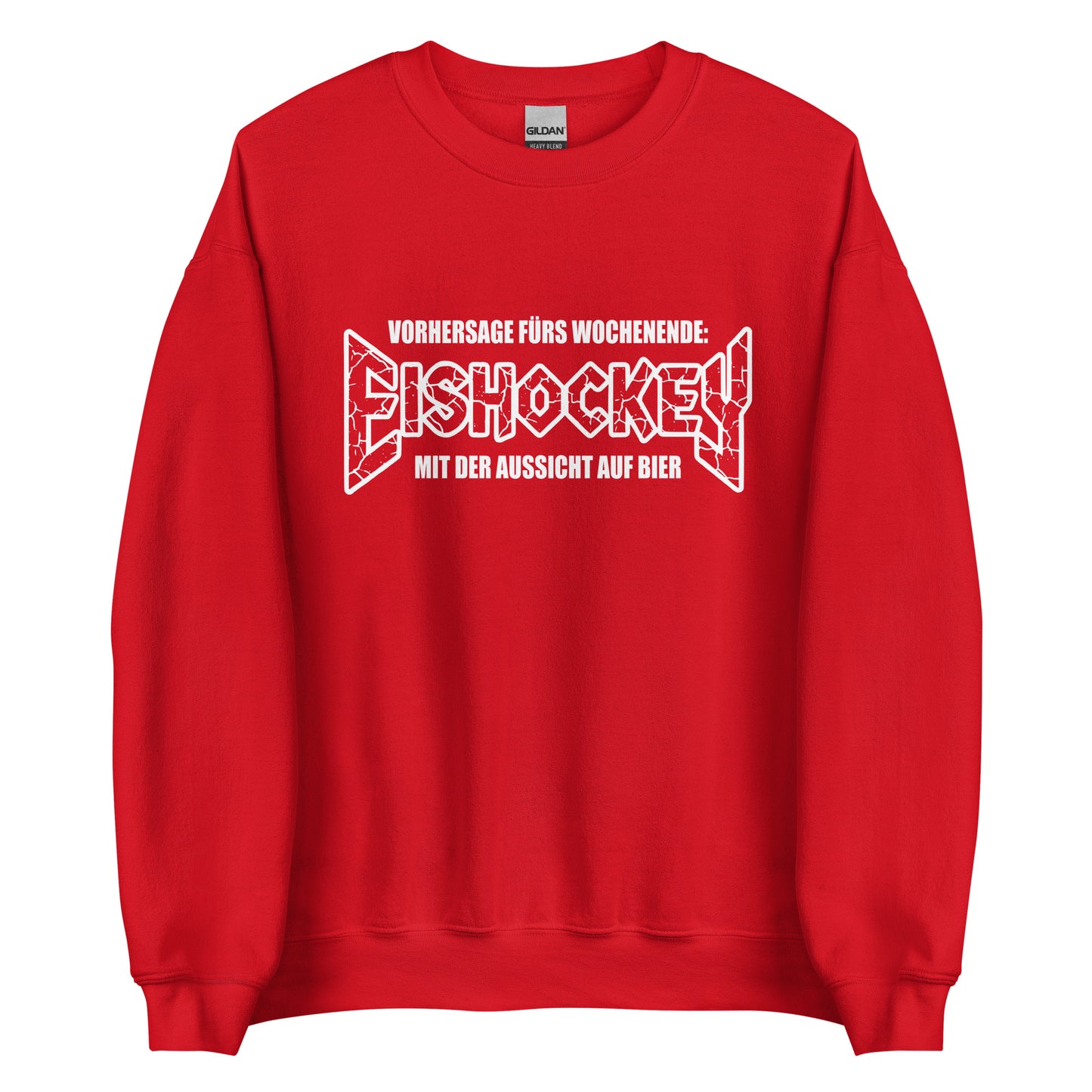 Eishockey mit der Aussicht auf Bier - Unisex Sweater