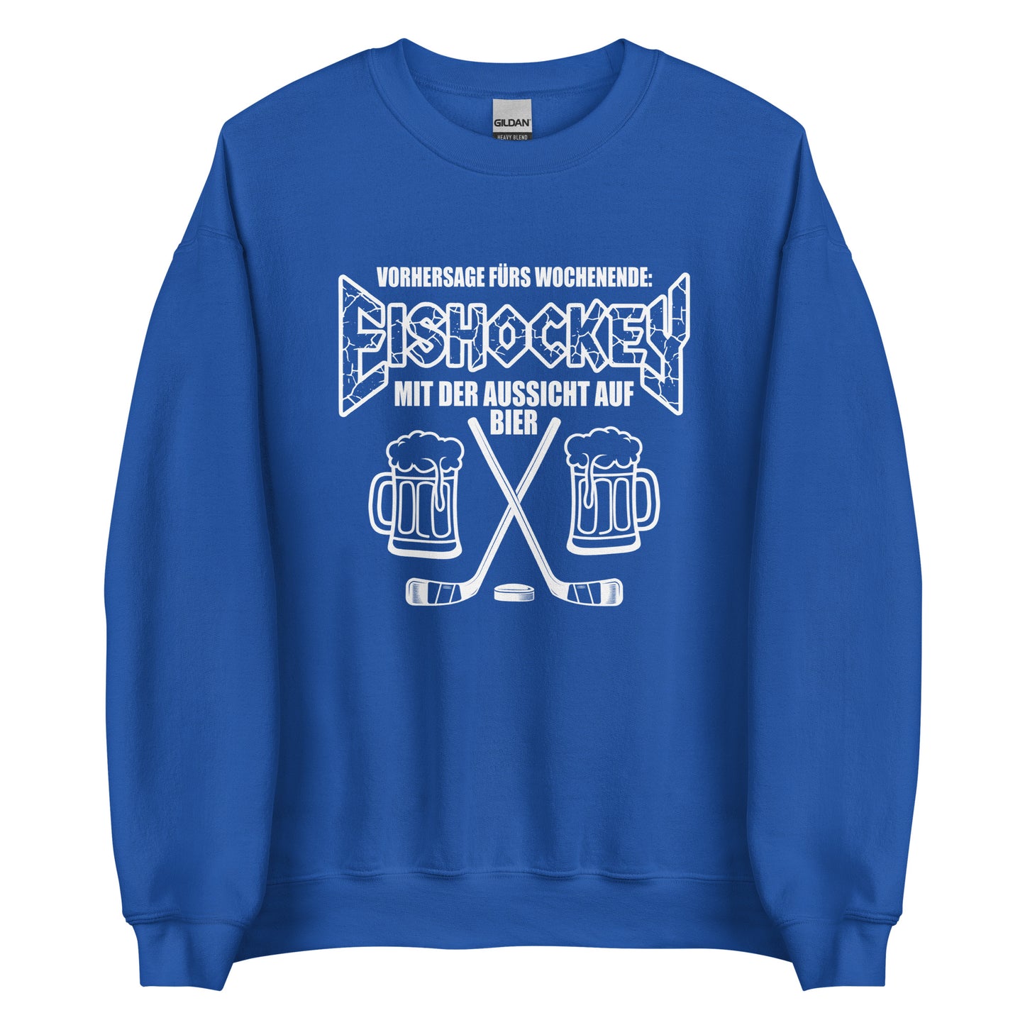 Vorhersage fürs Wochenende: Eishockey & Bier - Unisex Sweater