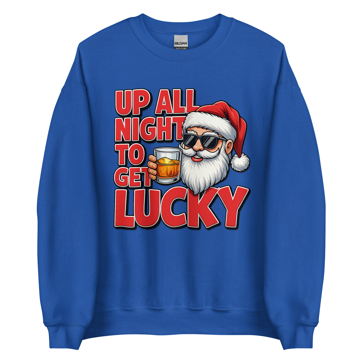 Up All Night To Get Lucky – Unisex Sweater – Vorderansicht