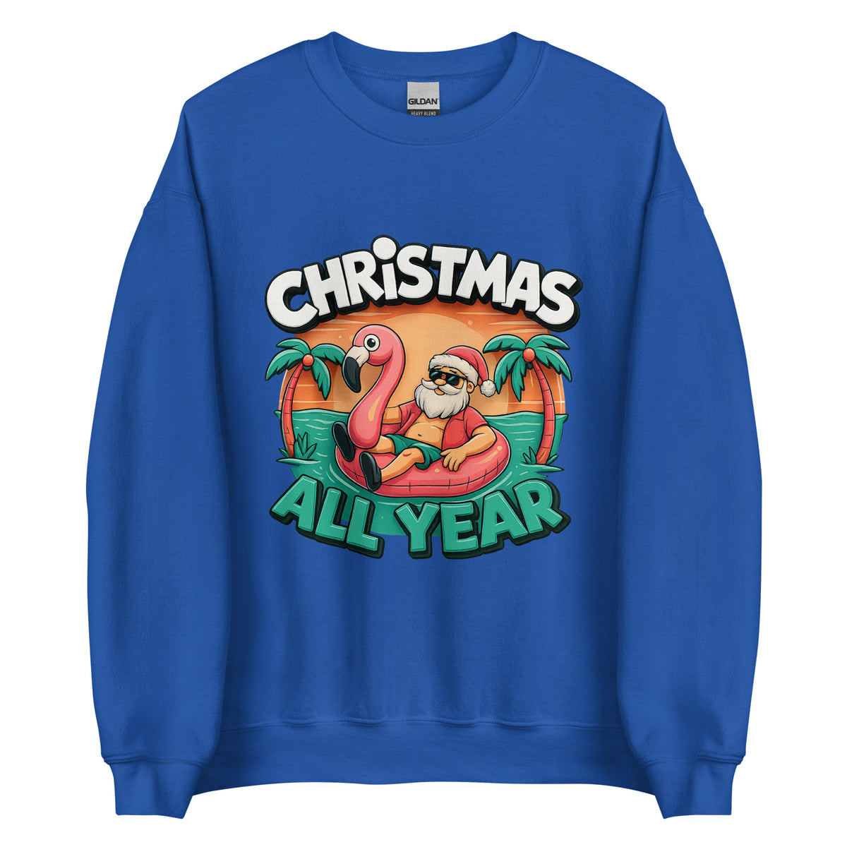 Christmas All Year – Unisex Sweater – Vorderansicht