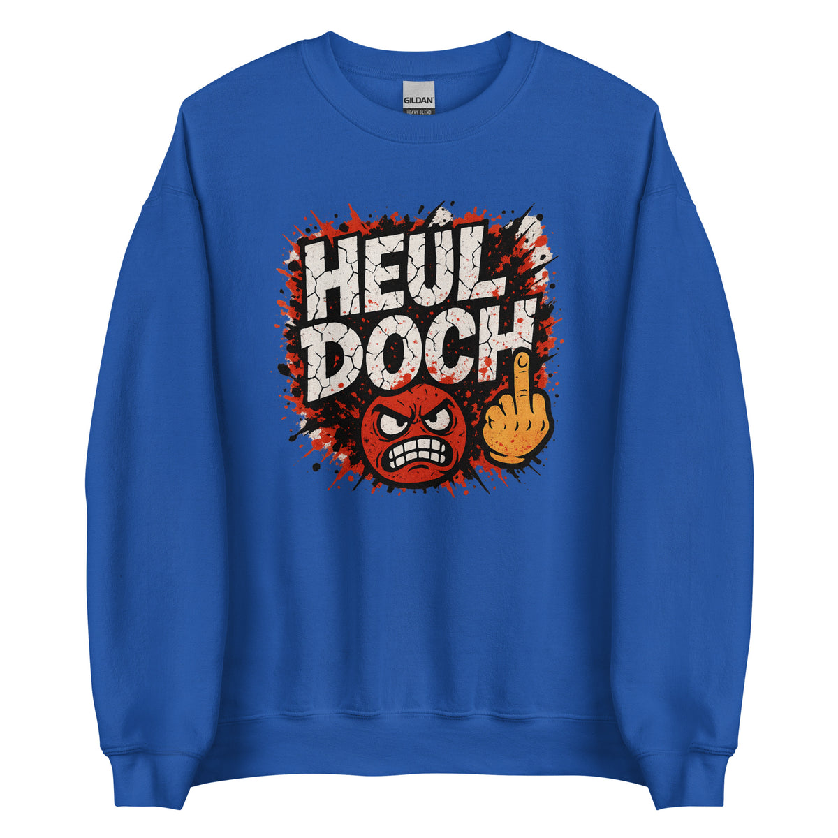 Heul doch – Unisex Sweater – Vorderansicht