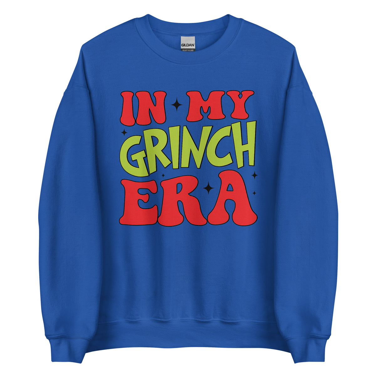 In My Grinch Era – Weihnachtssweater mit Humor – Vorderansicht